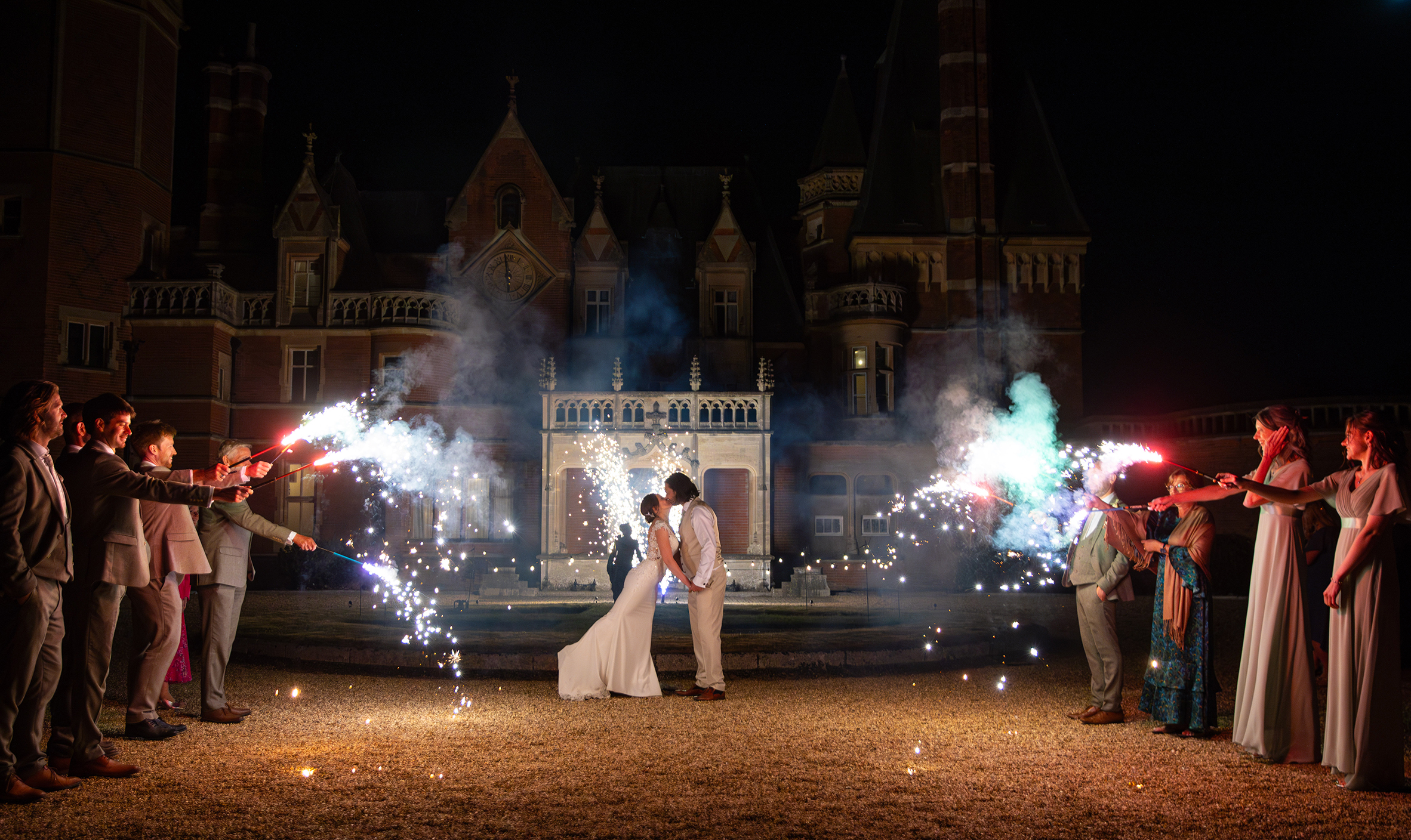 Wedding Fireworks at Minley Manor