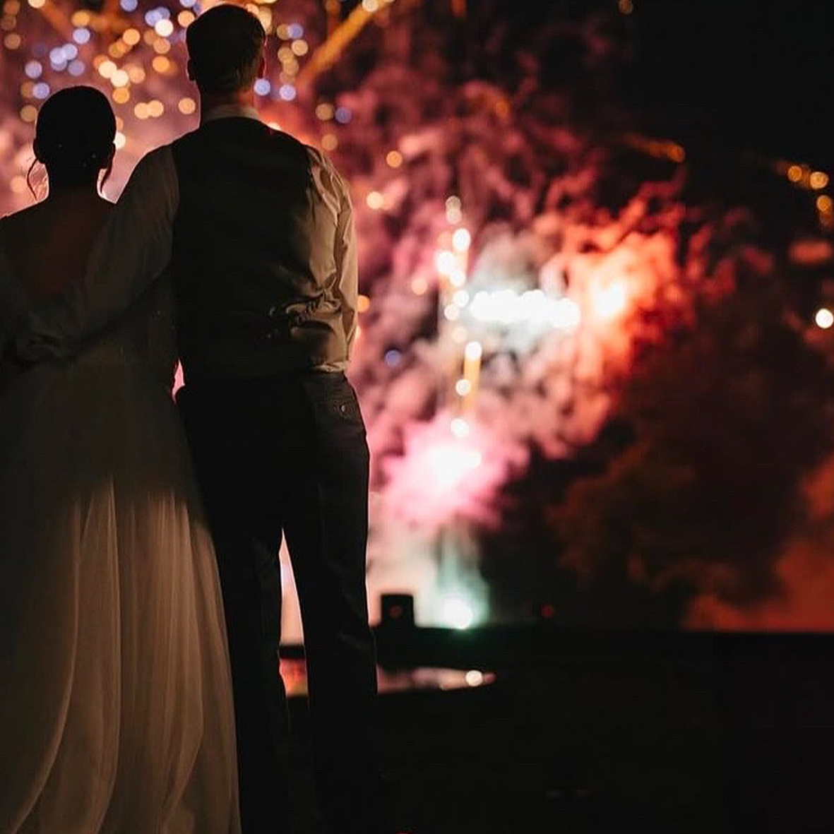 Wedding Fireworks in Hampshire