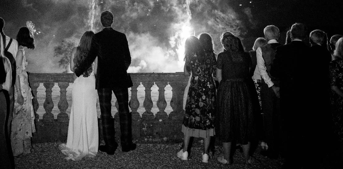 Wedding Fireworks in London